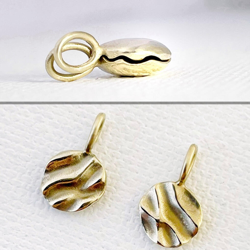 Kelp friendship charm set. These are itty-bity! For buddies on the same wavelength.